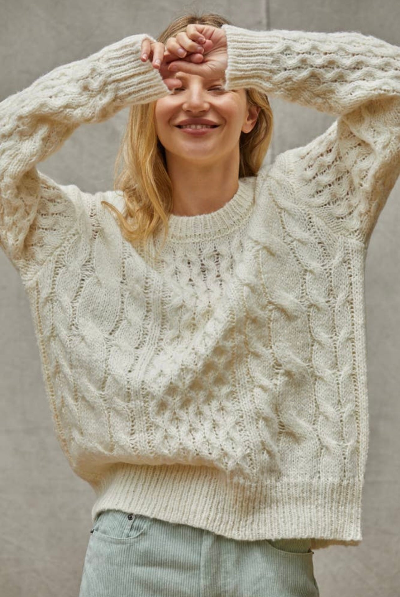 Cable Knit Sweater – the friday collective